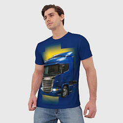 Футболка мужская Scania truck, цвет: 3D-принт — фото 2