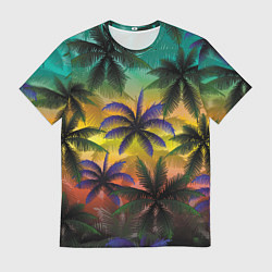 Мужская футболка Кроны пальм, Багамы