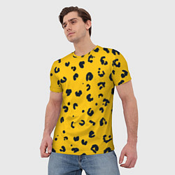 Футболка мужская Леопардик, цвет: 3D-принт — фото 2