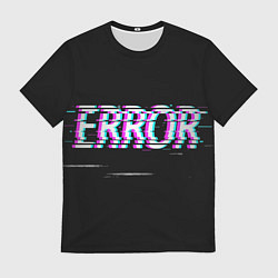 Футболка мужская Error glitch, цвет: 3D-принт