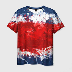 Футболка мужская Grunge strips colors, цвет: 3D-принт