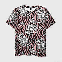 Футболка мужская Floral pattern - vanguard, цвет: 3D-принт