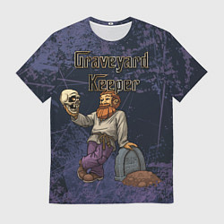 Футболка мужская Хранитель кладбища, цвет: 3D-принт