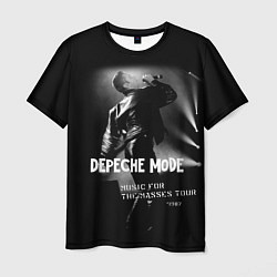 Футболка мужская Depeche Mode - Music for the Masses tour, цвет: 3D-принт
