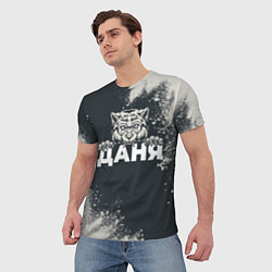 Футболка мужская Даня зубастый волк, цвет: 3D-принт — фото 2