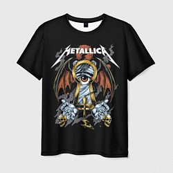 Футболка мужская Металлика - Metallica, цвет: 3D-принт