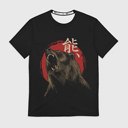Футболка мужская Japanese bear, цвет: 3D-принт