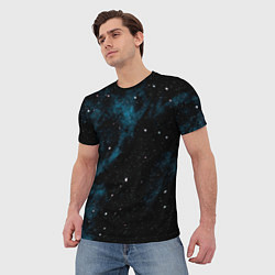 Футболка мужская Мрачная галактика, цвет: 3D-принт — фото 2