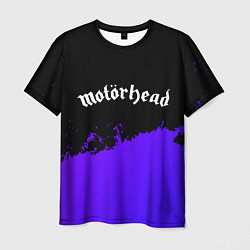 Футболка мужская Motorhead purple grunge, цвет: 3D-принт