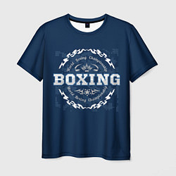 Футболка мужская Boxing - надпись, цвет: 3D-принт