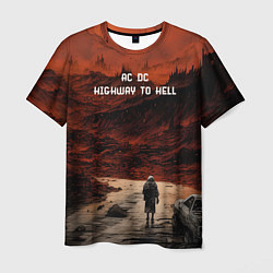 Футболка мужская AC DC Highway to hell, цвет: 3D-принт