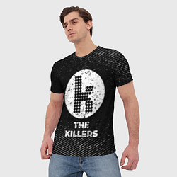 Футболка мужская The Killers с потертостями на темном фоне, цвет: 3D-принт — фото 2