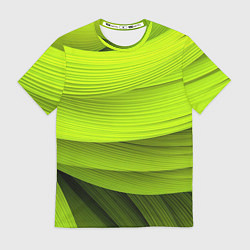 Мужская футболка Зеленый абстрактный фон
