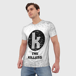 Футболка мужская The Killers с потертостями на светлом фоне, цвет: 3D-принт — фото 2