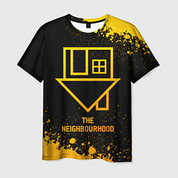 Футболка мужская The Neighbourhood - gold gradient, цвет: 3D-принт