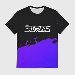 Футболка мужская Eagles purple grunge, цвет: 3D-принт
