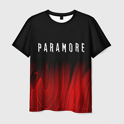 Футболка мужская Paramore red plasma, цвет: 3D-принт