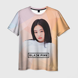 Футболка мужская Jennie Kim Blackpink, цвет: 3D-принт