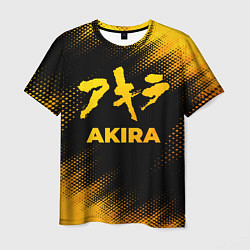 Футболка мужская Akira - gold gradient, цвет: 3D-принт