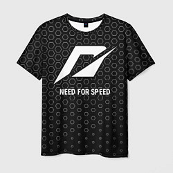 Футболка мужская Need for Speed glitch на темном фоне, цвет: 3D-принт