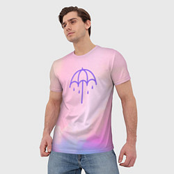 Футболка мужская Bring Me The Horizon Umbrella, цвет: 3D-принт — фото 2