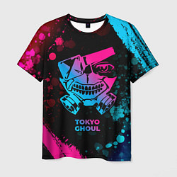 Футболка мужская Tokyo Ghoul - neon gradient, цвет: 3D-принт