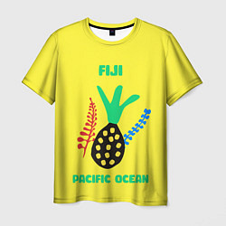 Футболка мужская Фиджи - Тихий океан, цвет: 3D-принт