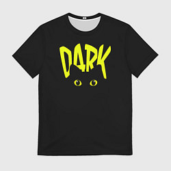 Футболка мужская Кот во тьме, цвет: 3D-принт