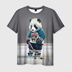 Футболка мужская Panda striker of the Florida Panthers, цвет: 3D-принт
