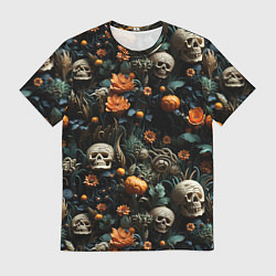 Футболка мужская Мистер Череп, цвет: 3D-принт