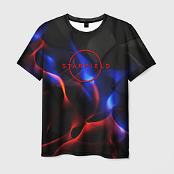 Футболка мужская Starfield red logo, цвет: 3D-принт