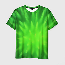 Футболка мужская Зеленый взрыв, цвет: 3D-принт