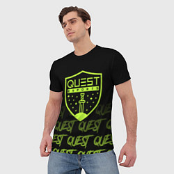 Футболка мужская Quest esports, цвет: 3D-принт — фото 2
