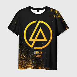 Футболка мужская Linkin Park - gold gradient, цвет: 3D-принт