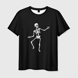 Футболка мужская Скелет disco, цвет: 3D-принт