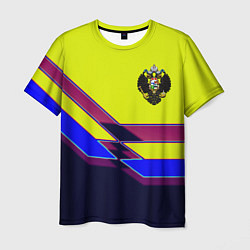 Футболка мужская Российская империя герб, цвет: 3D-принт