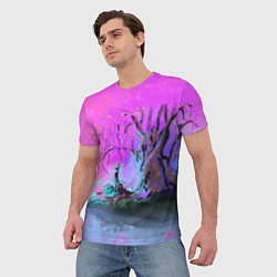 Футболка мужская Волшебное дерево, цвет: 3D-принт — фото 2