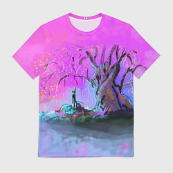 Футболка мужская Волшебное дерево, цвет: 3D-принт