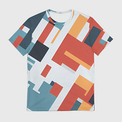 Мужская футболка Геометрический узор - нейросеть
