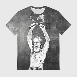 Футболка мужская Викинг с топорами, цвет: 3D-принт