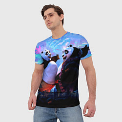 Футболка мужская Кунг-фу Панда Friend, цвет: 3D-принт — фото 2