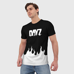 Футболка мужская Dayz огонь апокалипсис, цвет: 3D-принт — фото 2
