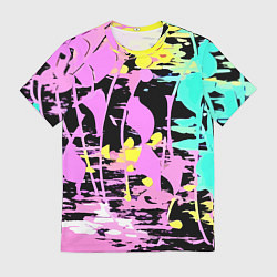 Футболка мужская Color expressive abstraction, цвет: 3D-принт