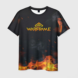 Футболка мужская Warframe шутер flame, цвет: 3D-принт