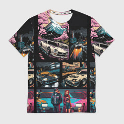 Футболка мужская Japanese jdm art, цвет: 3D-принт