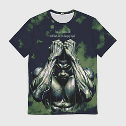 Футболка мужская Брутальный бодибилдер, цвет: 3D-принт