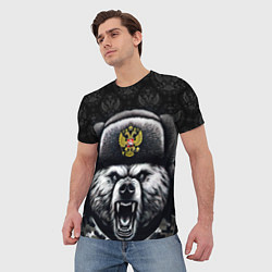 Футболка мужская Русский медведь, цвет: 3D-принт — фото 2