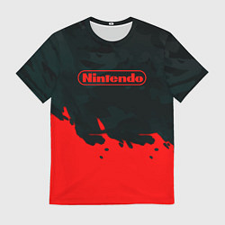 Футболка мужская Nintendo краски гейм компани, цвет: 3D-принт