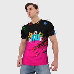Футболка мужская Fall Guys kids color, цвет: 3D-принт — фото 2