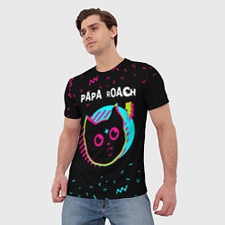Футболка мужская Papa Roach - rock star cat, цвет: 3D-принт — фото 2